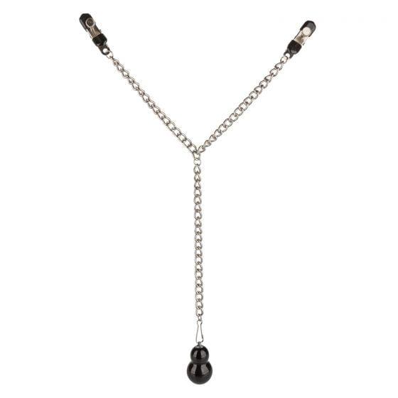 CalExotics Nipple Play Weighted Dual Tier Nipple Clamps