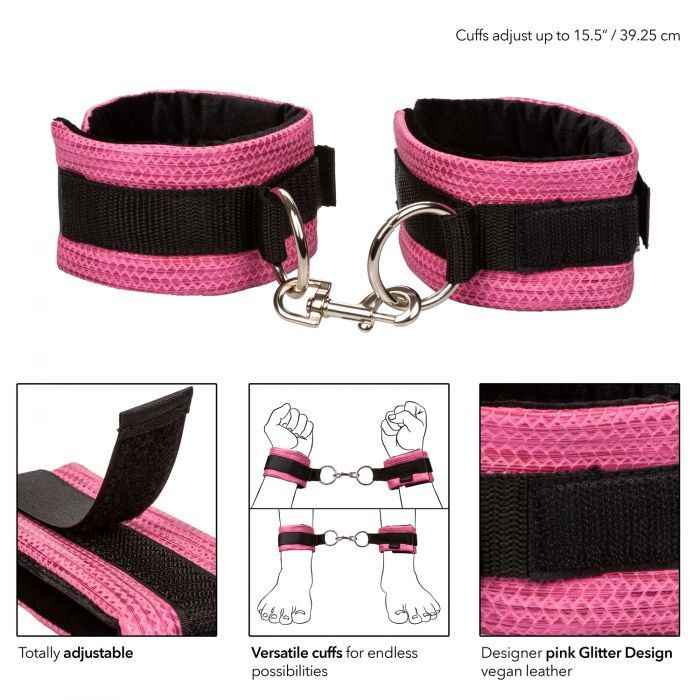 CalExotics Tickle Me Pink Universal Cuffs