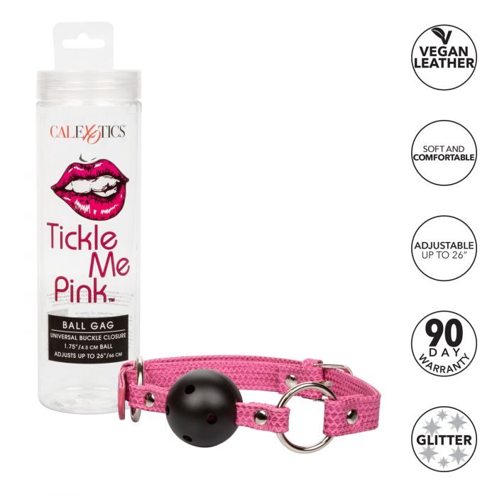 CalExotics Tickle Me Pink Ball Gag