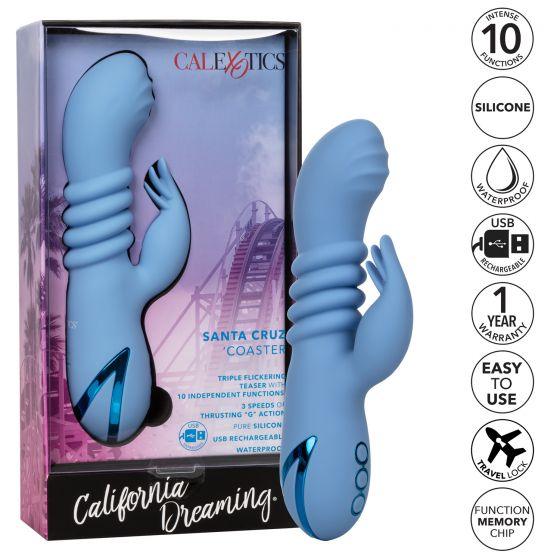 CalExotics Santa Cruz Coaster Thrusting Rabbit Vibrator