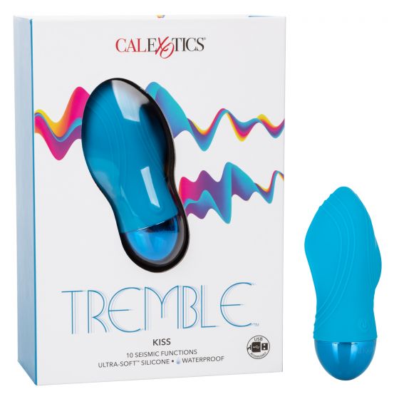 CalExotics Tremble Kiss Massager - Blue