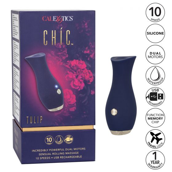 CalExotics Chic Tulip Rolling Massager