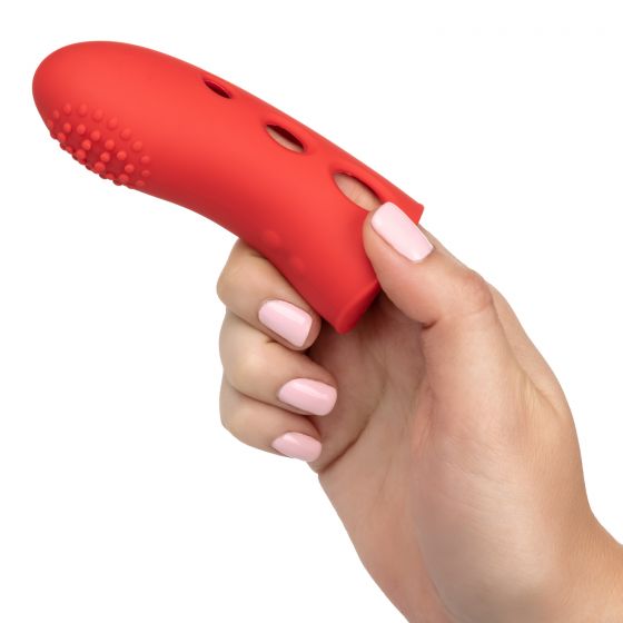 CalExotics Mini Marvels Rechargeable Silicone Marvelous Arouser Finger Stimulator