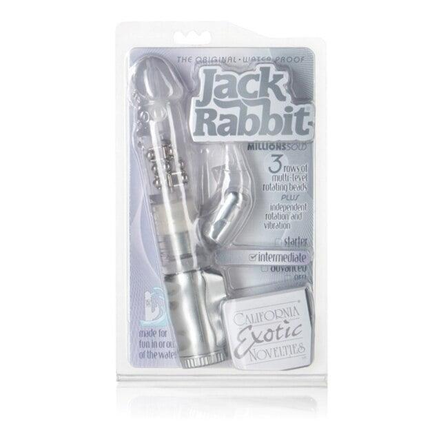 Original Rabbit Vibration Machine CalExotics Jack Rabbit The Original Rabbit Vibrator - Silver – Sexy Devil