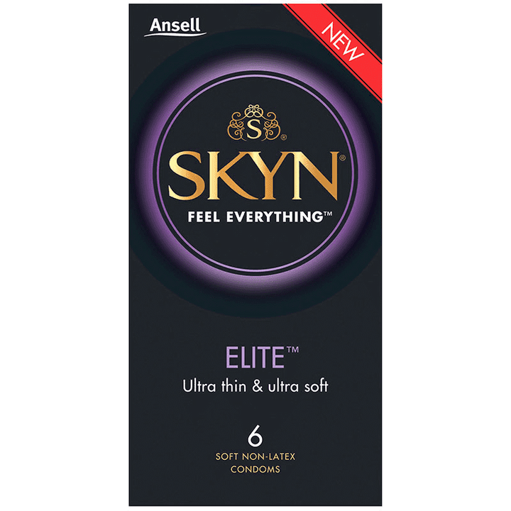 Ansell Skyn Elite Latex Free Condoms 6pk