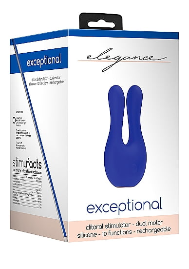 Shots Toys Elegance Exceptional Clitoral Stimulator - Blue