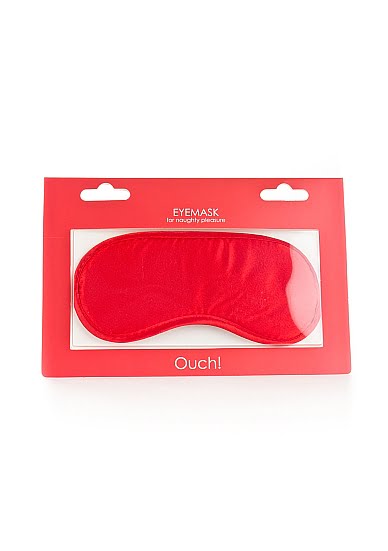 Shots Toys Ouch! Eyemask For Naughty Pleasure - Red