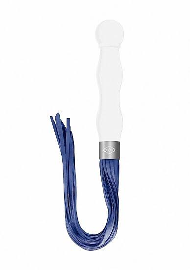 Shots Toys Chrystalino Whipster Glass Anal Plug with Whip