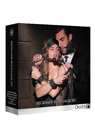 Shots Toys Ouch! Beginners Bondage Kit - Black