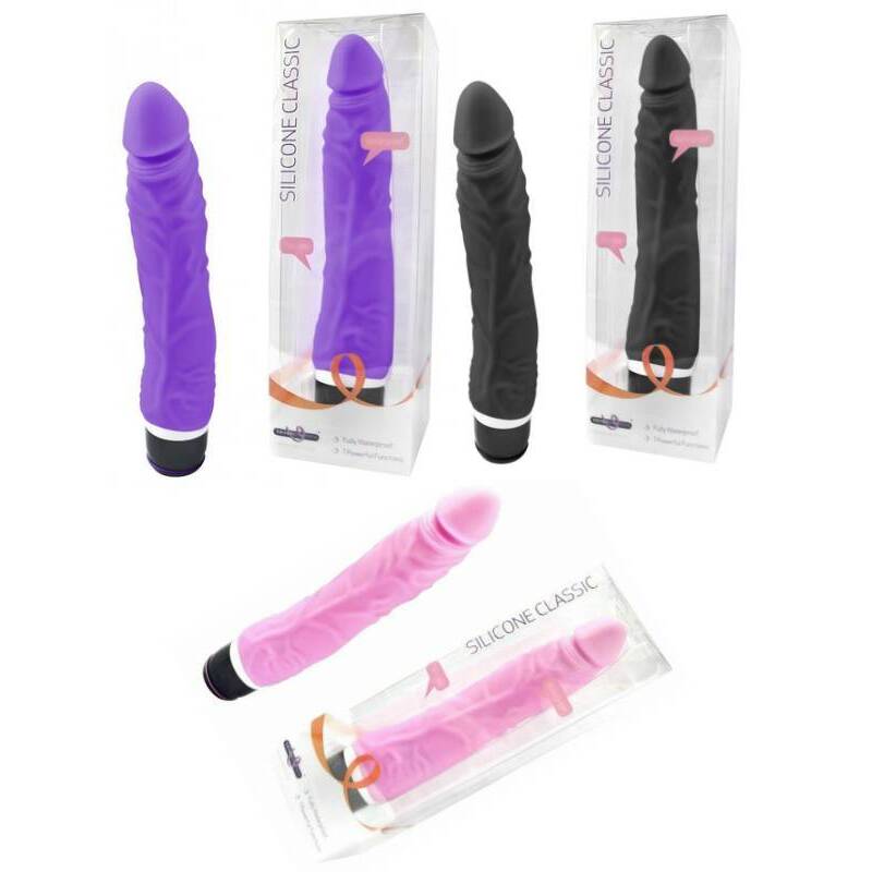 Seven Creations Silicone Classic Thick Veined Vibrator