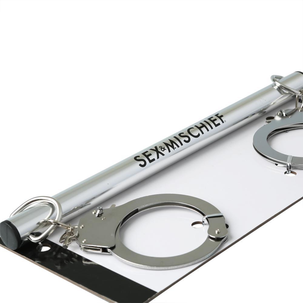 S&M Spreader Bar w Metal Cuffs-9116