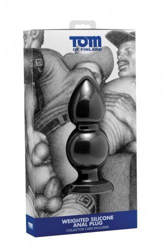 XR Brands Tom of Finland Weighted Silicone Anal Plug