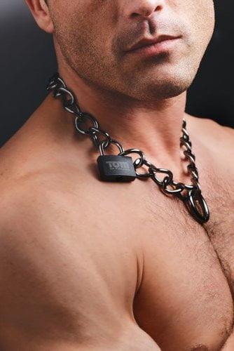 XR Brands Tom of Finland Locking Chain Cuffs