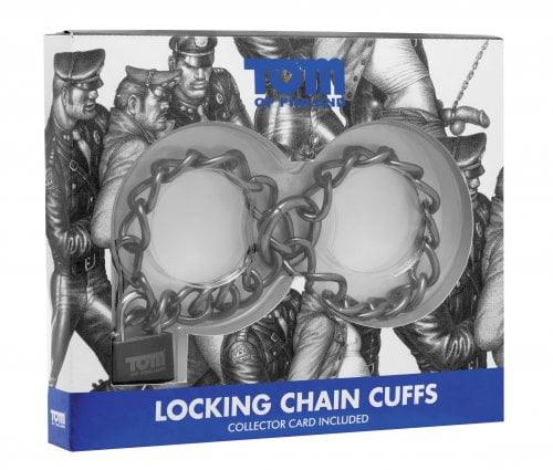 XR Brands Tom of Finland Locking Chain Cuffs