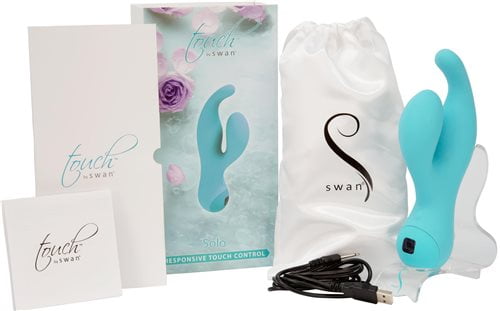 Swan Touch Solo Rabbit Vibrator - Teal