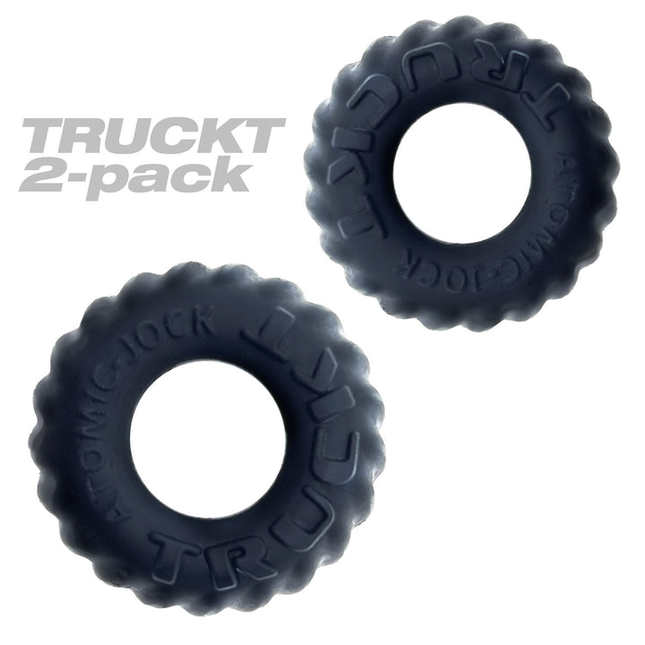 Oxballs Truckt 2pk Cockrings Special Edition - Night Black