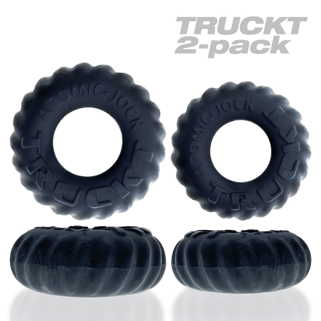 Oxballs Truckt 2pk Cockrings Special Edition - Night Black