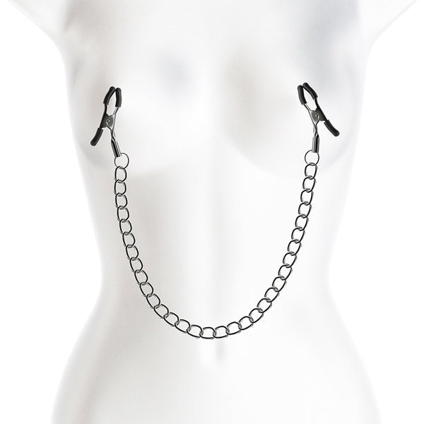 NS Novelties DC2 Bound Nipple Clamps - Gunmetal