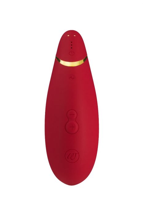 Womanizer Premium Rechargeable Clitoral Stimulator - Red