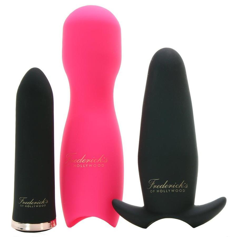 Fredericks Of Hollywood Rechargeable Bullet with Plug & Wand Sleeve Kit