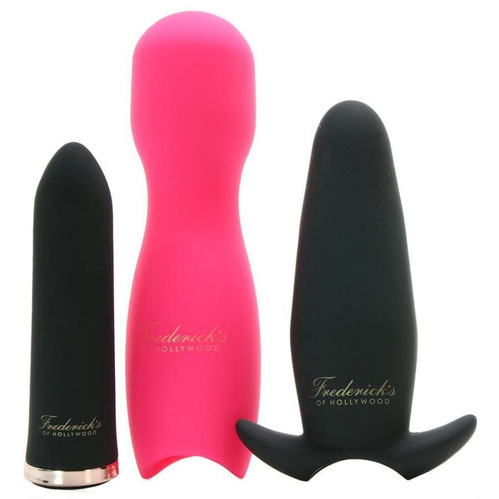 Fredericks Of Hollywood Rechargeable Bullet with Plug & Wand Sleeve Kit