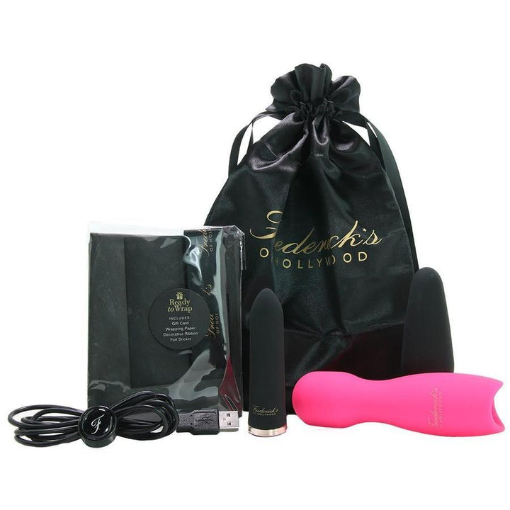 Fredericks Of Hollywood Rechargeable Bullet with Plug & Wand Sleeve Kit